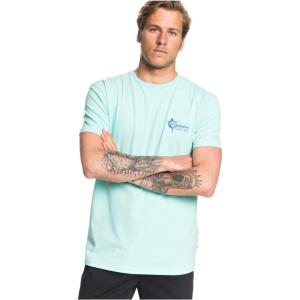 Quiksilver Men’s Alatu Short Sleeve Tee(Aruba Blue)