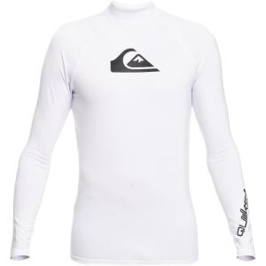 Quiksilver Men’s All Time Long Sleeve UPF 50 Rashguard(Snorkel Blue Heather)