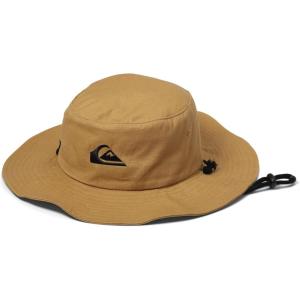 Quiksilver Men’s Bushmaster Sun Protection Floppy Visor Bucket Hat(Bone Brown)