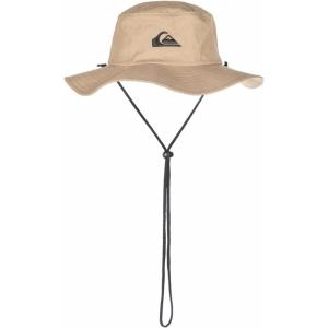 Quiksilver Men’s Bushmaster Sun Protection Floppy Visor Bucket Hat(Khaki)