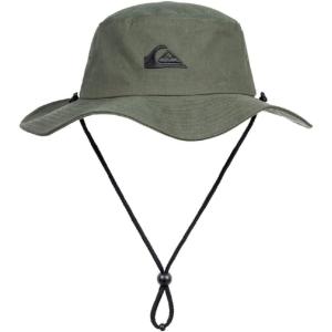 Quiksilver Men’s Bushmaster Sun Protection Floppy Visor Bucket Hat(Thyme)