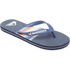 Quiksilver Men’s Carver Nubuck Three-Point Sandal(Blue Blue Black)