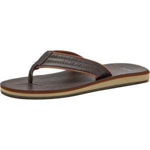 Quiksilver Men’s Carver Nubuck Three-Point Sandal(Demitasse/Solid Carver Nubuck)