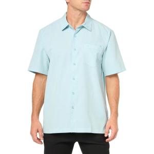Quiksilver Men’s Centinela 4 Button Up Comfort Fit Pocket Shirt(Starlight Centinela 241)