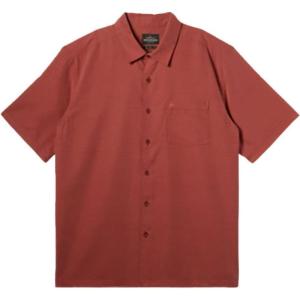 Quiksilver Men’s Centinela 4 Button Up Comfort Fit Pocket Shirt(Tandori Spice Pineapple Bay)