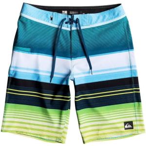 Quiksilver Men’s Everyday Stripe Vee 21 Boardshort(Moroccan Blue)