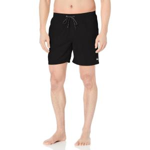 Quiksilver Mens Everyday Volley 17 Volley Swim Trunk Bathing Suit(Black)