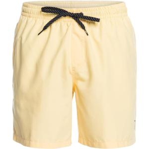 Quiksilver Mens Everyday Volley 17 Volley Swim Trunk Bathing Suit(Pale Banana)