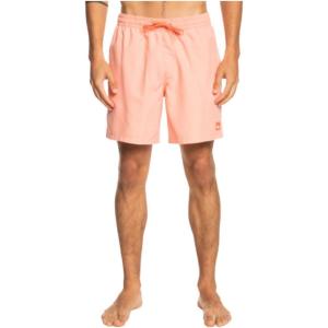 Quiksilver Mens Everyday Volley 17 Volley Swim Trunk Bathing Suit(Peach Pink)