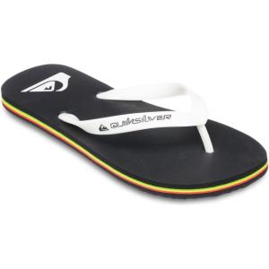 Quiksilver Men’s Flip Flop Sandal(Black Rasta)