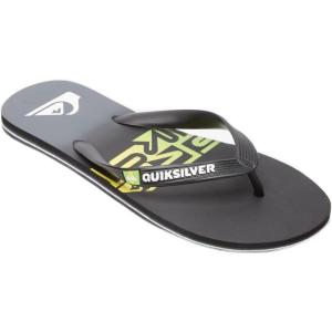 Quiksilver Men’s Flip Flop Sandal(Black/Green)