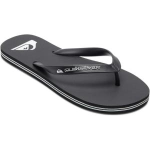Quiksilver Men’s Molokai Flip Flop Athletic Sandal(Black 1)