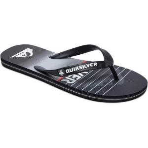 Quiksilver Men’s Molokai Flip Flop Athletic Sandal(Black Black Black Grey Xkks)