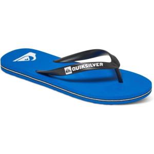 Quiksilver Men’s Molokai Flip Flop Athletic Sandal(Blue Black Blue Black Xkbk)