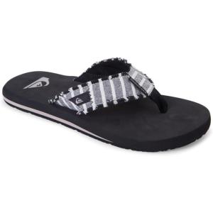 Quiksilver Men’s Monkey Abyss Three-Point Sandal(Black Black Black Brown)