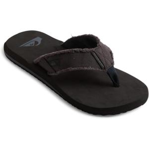 Quiksilver Men’s Monkey Abyss Three-Point Sandal(Black/Black/Brown)