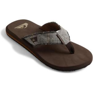 Quiksilver Men’s Monkey Abyss Three-Point Sandal(Brown 1)