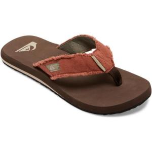 Quiksilver Men’s Monkey Abyss Three-Point Sandal(Brown 2)