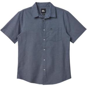 Quiksilver Mens Quiksilver Men’s Shoreline Classic Button Up Woven Top(Navy)