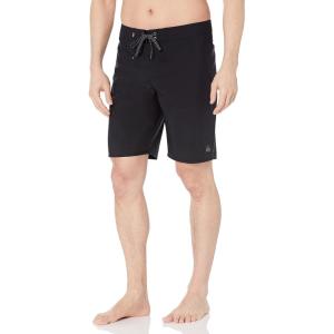 Quiksilver Mens Quiksilver Men’s Surfsilk Kaimana 20 Boardshort Swim Trunk(Black)