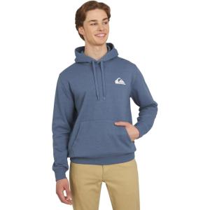 Quiksilver Men’s Regular Fit Super Soft Fleece Midweight Pullover Hooded Sweatshirt(Navy Heather)