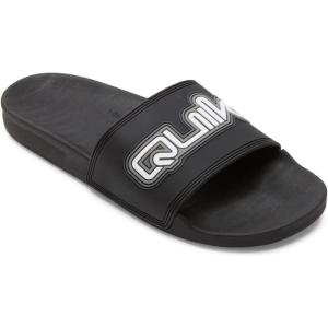 Quiksilver Men’s Rivi Slide Sandal With Hydrobound Comfort(Anthracite 1)