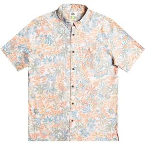 Quiksilver Mens Strange Daze Button Up Woven Shirt(Birch (Surfadelica))
