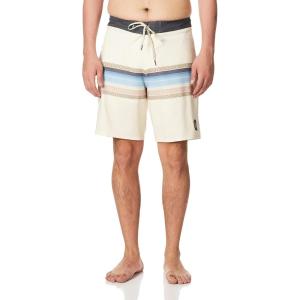 Quiksilver Mens Surfsilk Tijuana 19 Boardshorts(Antique White)