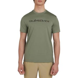 Quiksilver Mens Swimwear Regular Fit UPF 50 Short Sleeve Sun Tee(Sea Spray)