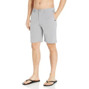Quiksilver Men’s Union Amphibian 20 Inch Water Friendly Hybrid Short (28-44)(Sleet Solid)