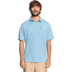 Quiksilver Men’s Water 2 Collared Polo Shirt(Dusk Blue Water Polo 2)