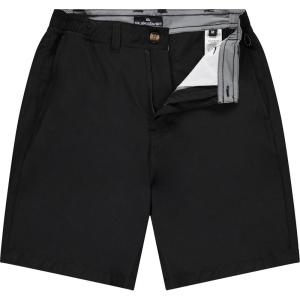 Quiksilver Shorts for Men Big and Tall, Hybrid Stretch Amphibian Quick Dry Short(Black)