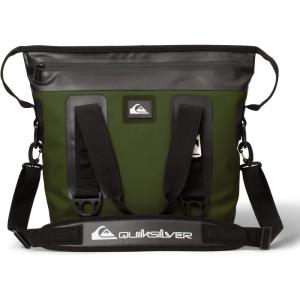 Quiksilver Tote Insulated Cooler Bag, Large Soft Cooler with IPX7 Waterproof Zipper, Leakproof Tote – Cooler Bags Insulated for Travel, Grocery, Beach, Picnic, Outdoor Use(Trekking Green)