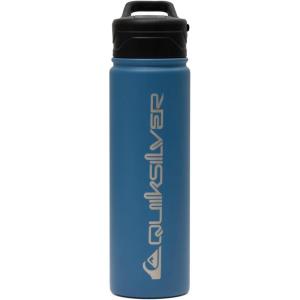Quiksilver Venice 24 oz Insulated Water Bottle With Lock & One-Push Straw Lid, Stainless Steel Double Wall Vacuum Leakproof Tumblers for Sports, Travel, Gym(Monaco Blue)