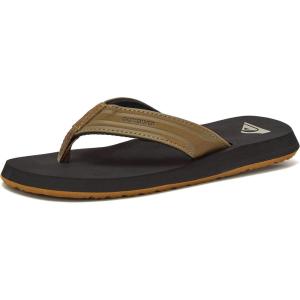 Quiksilver Youth Monkey Wrench Flip Flop Sandal (Little Kid/Big Kid)(Tan – Solid)