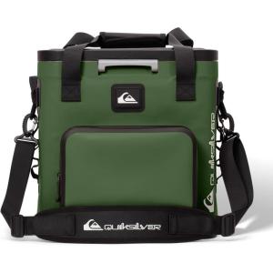 Quiksilver Zipperless Welded Cooler Box 20L, 48-72 Hour Insulation, Leakproof & Waterproof Welded Design, Heavy Duty TPU, IPX7, Adjustable Shoulder Strap, Carry Handles, Bottle Opener(Trekking green)