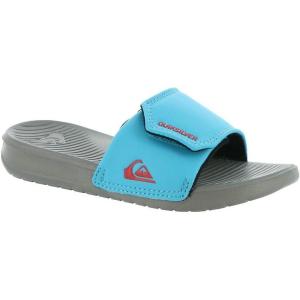 Quiksilver baby-boys Molokai Layback Infant Slide Sandal(Blue/Red/Grey)