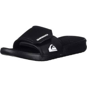 Quiksilver baby-boys Molokai Layback Infant Slide Sandal(White/Black)