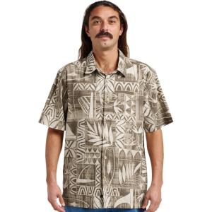 Waterman Talk Story Short Sleeve Shirt(Moonbeam)