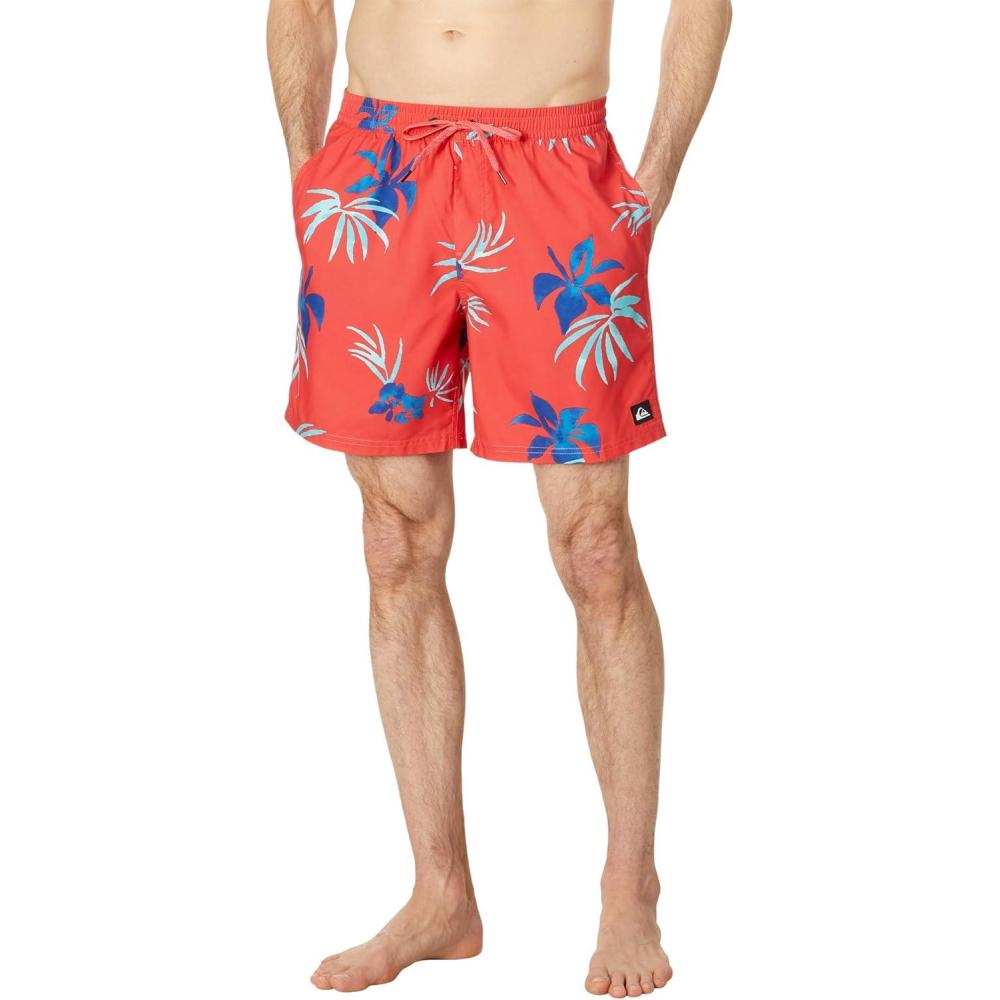 imageQuiksilver Mens Everyday Patriot Volley 17 Volley Swim Trunk Bathing SuitBoard ShortsCayenne 241