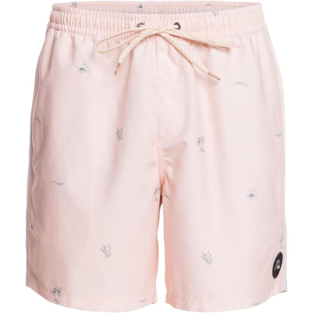 imageQuiksilver Mens Everyday Patriot Volley 17 Volley Swim Trunk Bathing SuitBoard ShortsClassic VolleyVeiled Rose