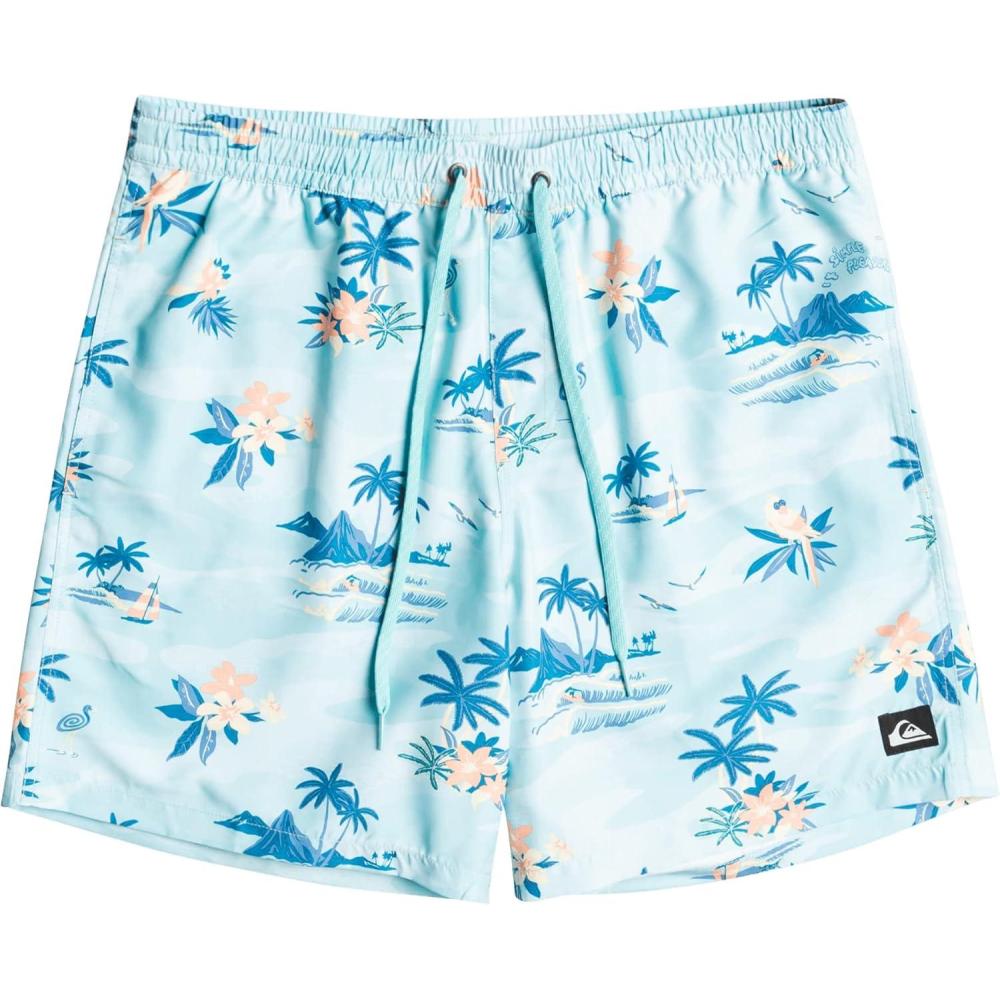 imageQuiksilver Mens Everyday Patriot Volley 17 Volley Swim Trunk Bathing SuitBoard ShortsScenic VolleyAngel Blue
