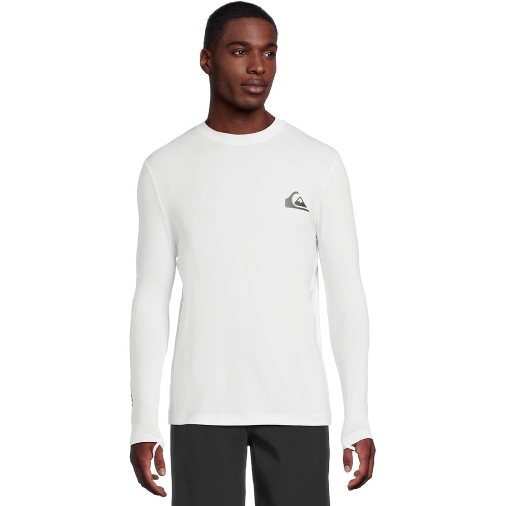 imageQuiksilver Mens Everyday Surf Tee Long Sleeve Surf TeeWhite