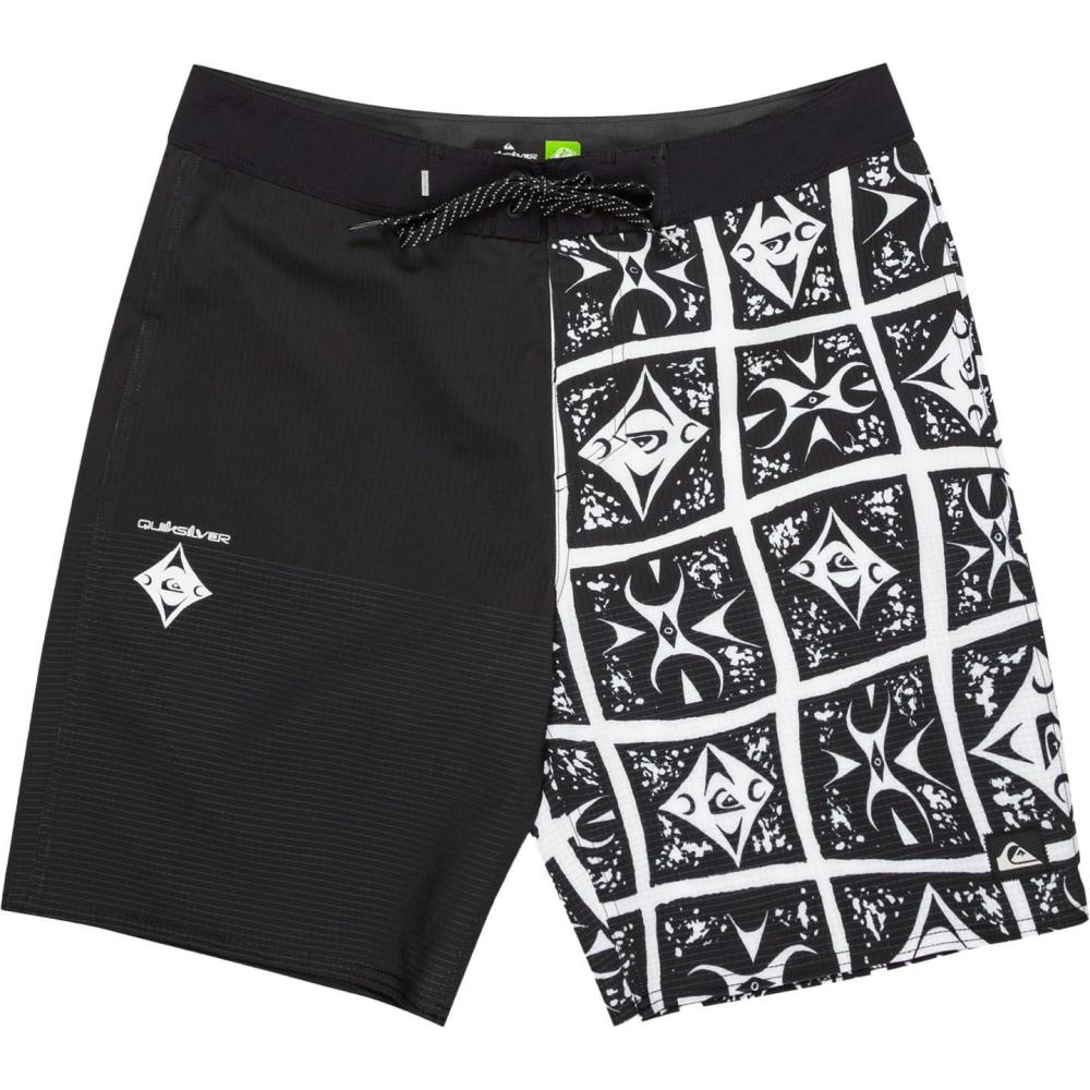 imageQuiksilver Mens Highline Straight Leg 19 Boardshorts Swim TrunkIron Gate Prt 4