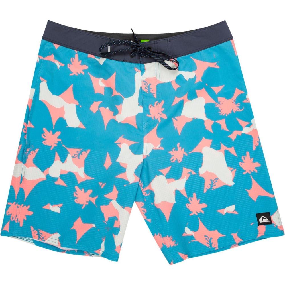 imageQuiksilver Mens Highline Straight Leg 19 Boardshorts Swim TrunkNavagio Prnt 4