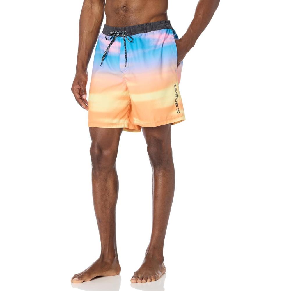 imageQuiksilver Mens Mens Everyday Fade 17 Volley Boardshort Swim TrunkSwedish Blue 241