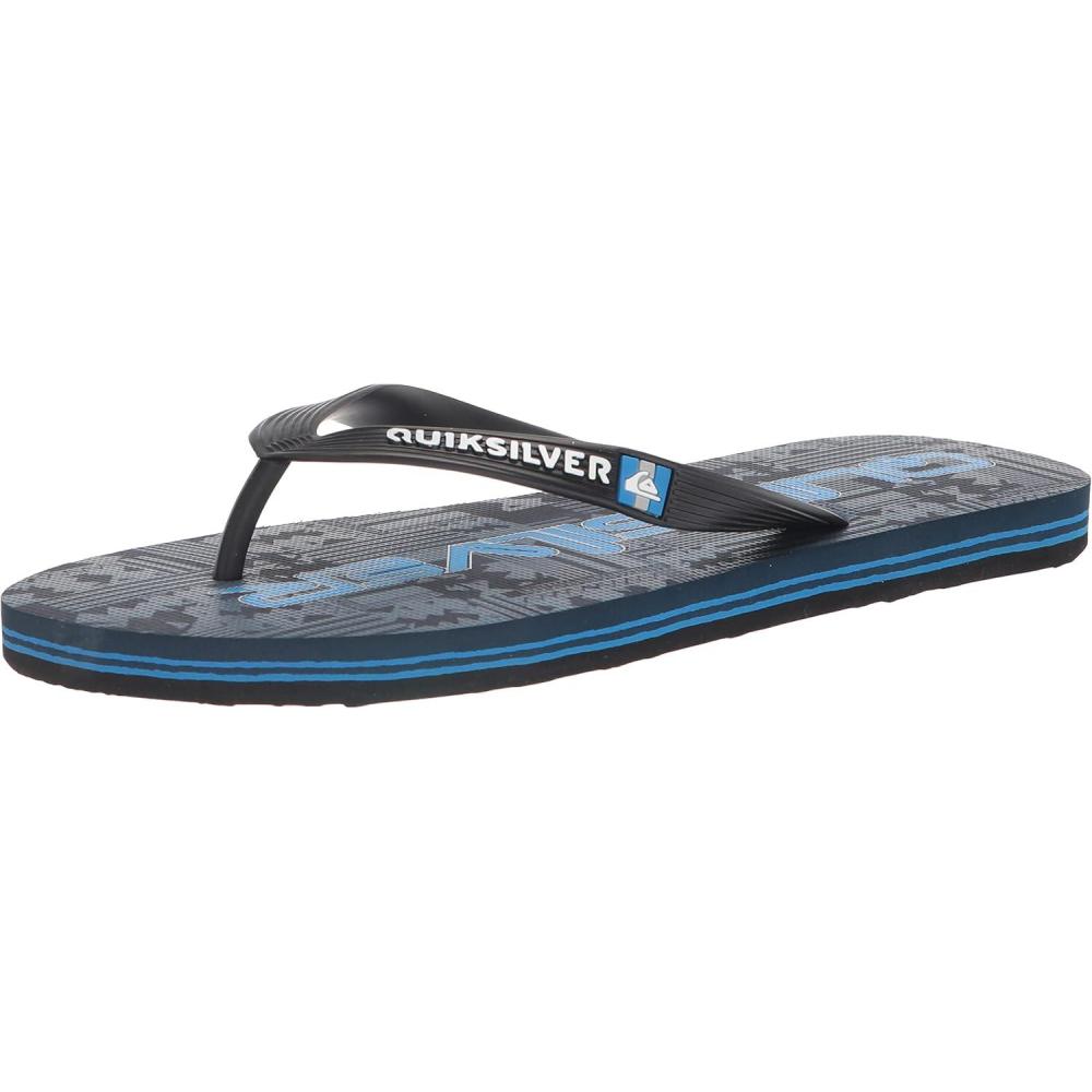 imageQuiksilver Mens Molokai Omni SandalBlackBlueBlack
