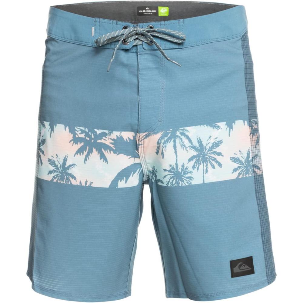 imageQuiksilver Mens Standard Highlite Arch 19 Boardshort Swim TrunkArchCaptains Blue
