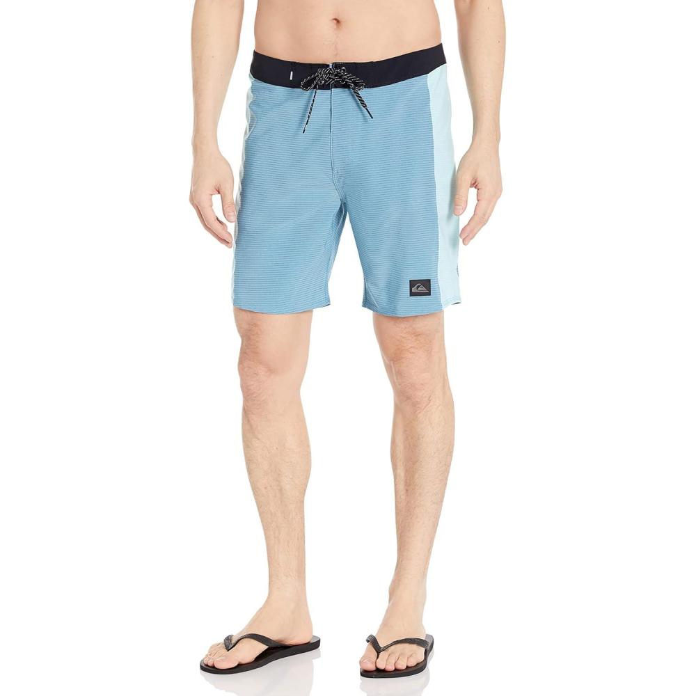 imageQuiksilver Mens Standard Highlite Arch 19 Boardshort Swim TrunkIced Aqua