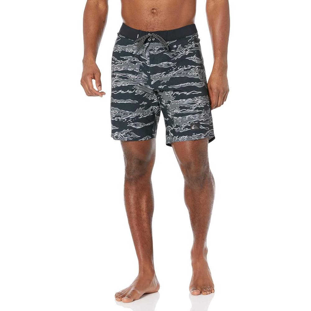 imageQuiksilver Mens Standard Highlite Arch 19 Boardshort Swim TrunkSleet